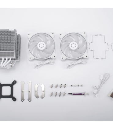 Cooler Master Hyper 622 Halo White Procesador Refrigerador de aire 12 cm Blanco