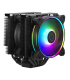 Cooler Master Hyper 622 Halo Black Carcasa del ordenador, Procesador Refrigerador de aire 12 cm Negro