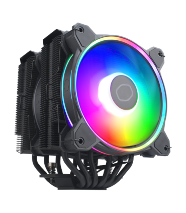 Cooler Master Hyper 622 Halo Black Carcasa del ordenador, Procesador Refrigerador de aire 12 cm Negro