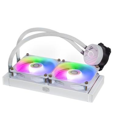 Cooler Master MasterLiquid 240L Core ARGB White Carcasa del ordenador, Procesador Kit de refrigeración líquida 12 cm Blanco
