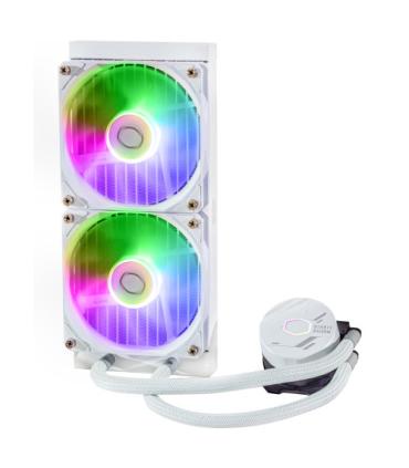 Cooler Master MasterLiquid 240L Core ARGB White Carcasa del ordenador, Procesador Kit de refrigeración líquida 12 cm Blanco
