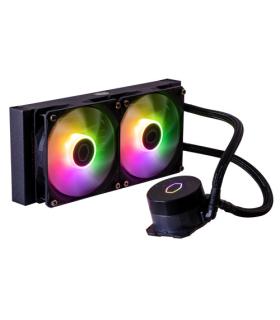 Cooler Master MasterLiquid 240L Core ARGB Carcasa del ordenador, Procesador Kit de refrigeración líquida 12 cm Negro