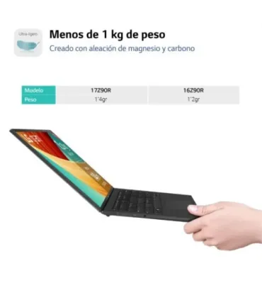 LG PORTATIL (17Z90R-E.AD75B) 17"/CORE I7-1360P/32 GB RAM/512 GB SSD/W11