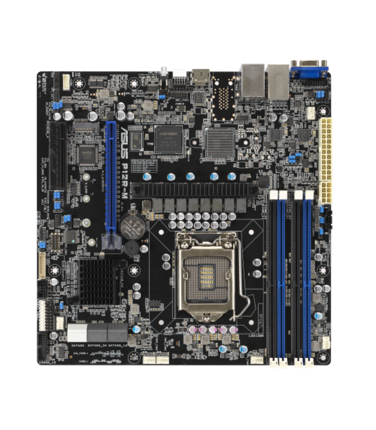 ASUS P12R-M Intel C252 LGA 1200 micro ATX