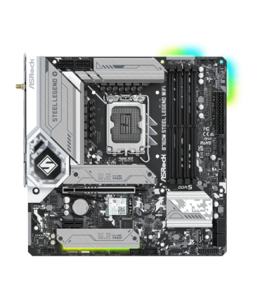 Asrock B760M Steel Legend WiFi Intel B760 LGA 1700 micro ATX