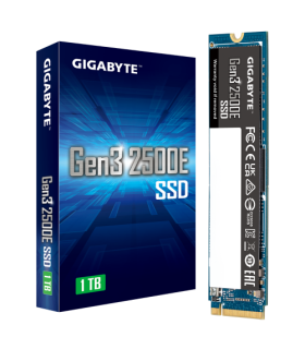Gigabyte Gen3 2500E SSD 1TB M.2 1000 GB PCI Express 3.0 3D NAND NVMe
