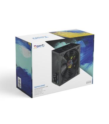 TooQ TQAPOLO-650SP unidad de fuente de alimentación 650 W 20+4 pin ATX ATX Negro