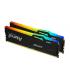MEMORIA KINGSTON FURY BEAST RGB DDR5 64GB KIT2 5200MT/S CL4