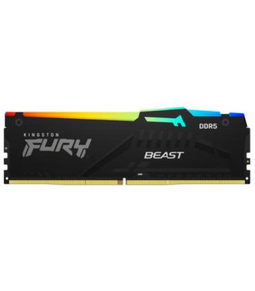 MEMORIA KINGSTON FURY BEAST RGB DDR5 32GB KIT2 5600MHZ CL40