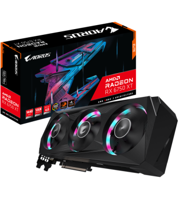 Gigabyte AORUS Radeon RX 6750 XT ELITE 12G AMD 12 GB GDDR6