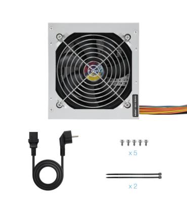 TooQ TQAPOLO-500SP unidad de fuente de alimentación 500 W 20+4 pin ATX ATX Plata