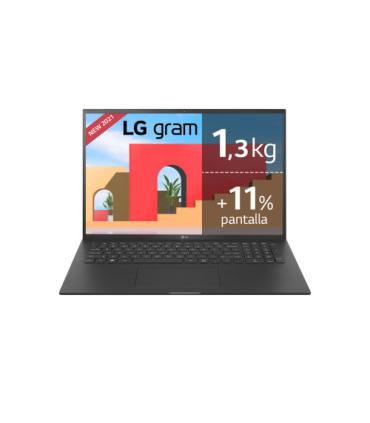 LG Gram 17Z95P-G.AA78B ordenador portatil Netbook 43,2 cm (17") WQXGA Intel® Core™ i7 16 GB LPDDR4x-SDRAM 512 GB SSD Wi-Fi 6 (80