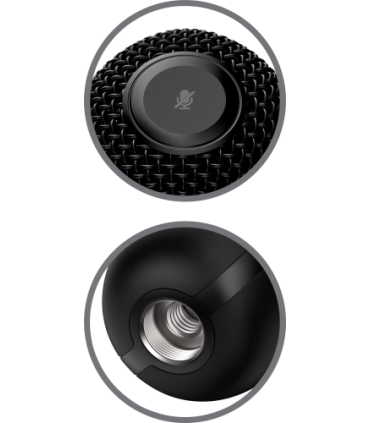 HP 4P5P8AA micrófono Negro Micrófono para PC