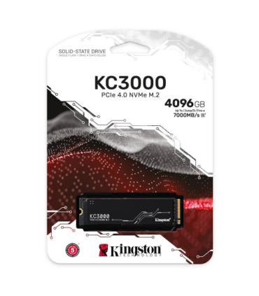 Kingston Technology KC3000 M.2 4096 GB PCI Express 4.0 3D TLC NVMe