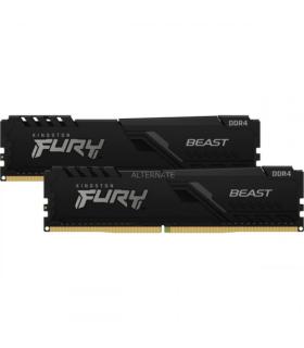 MEMORIA KINGSTON FURY BEAST BLACK DDR4 64GB (KIT 2) 3200MHZ CL16 - KF432C16BBK2/64