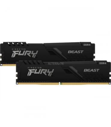 MEMORIA KINGSTON FURY BEAST BLACK DDR4 64GB (KIT 2) 3200MHZ CL16 - KF432C16BBK2/64