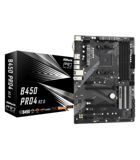 Asrock B450 Pro4 R2.0 AMD B450 Zócalo AM4 ATX