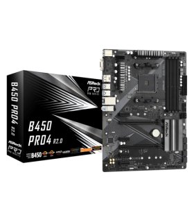Asrock B450 Pro4 R2.0 AMD B450 Zócalo AM4 ATX