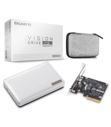 Gigabyte Vision Drive 1TB Upgrade Kit 1000 GB Negro, Blanco