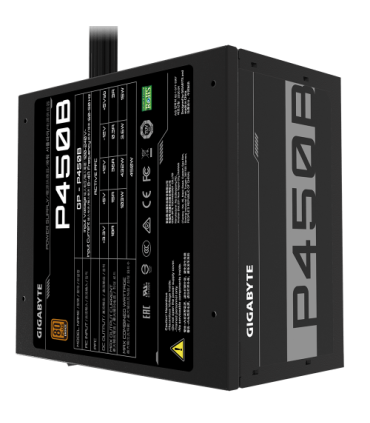 Gigabyte P450B unidad de fuente de alimentación 450 W 20+4 pin ATX ATX Negro