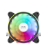 MARS GAMING MCPU220 CPU COOLER, ARGB 12CM PWM FAN, 4X HEATPIPE, 140W, BLACK