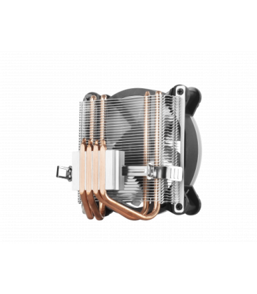 MARS GAMING MCPU220 CPU COOLER, ARGB 12CM PWM FAN, 4X HEATPIPE, 140W, BLACK