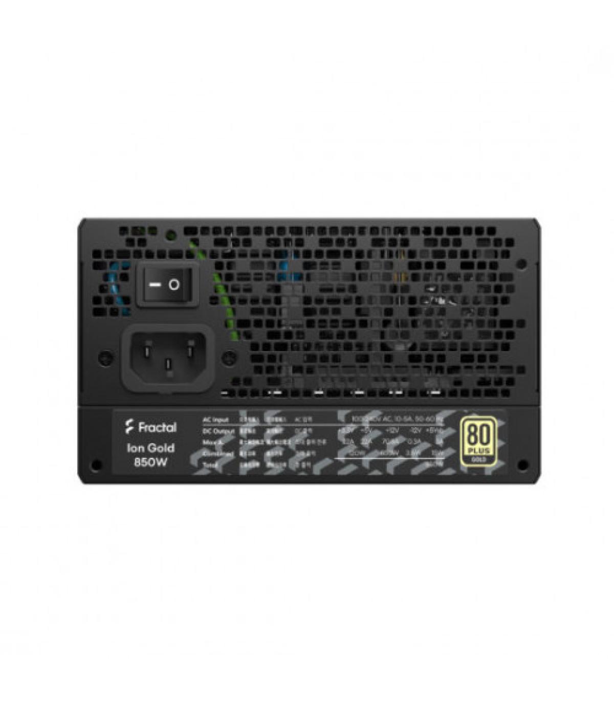 Fractal Design Ion Gold 850W unidad de fuente de alimentación 24-pin ATX Negro