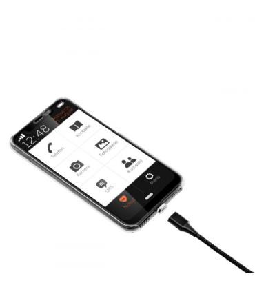 Gigaset GS195LS smartphones 15,7 cm (6.18") SIM doble Android 9.0 4G USB Tipo C 2 GB 32 GB 4000 mAh Negro