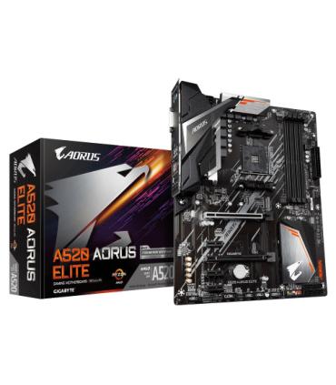 Gigabyte A520 AORUS ELITE placa base Zócalo AM4 ATX AMD A520