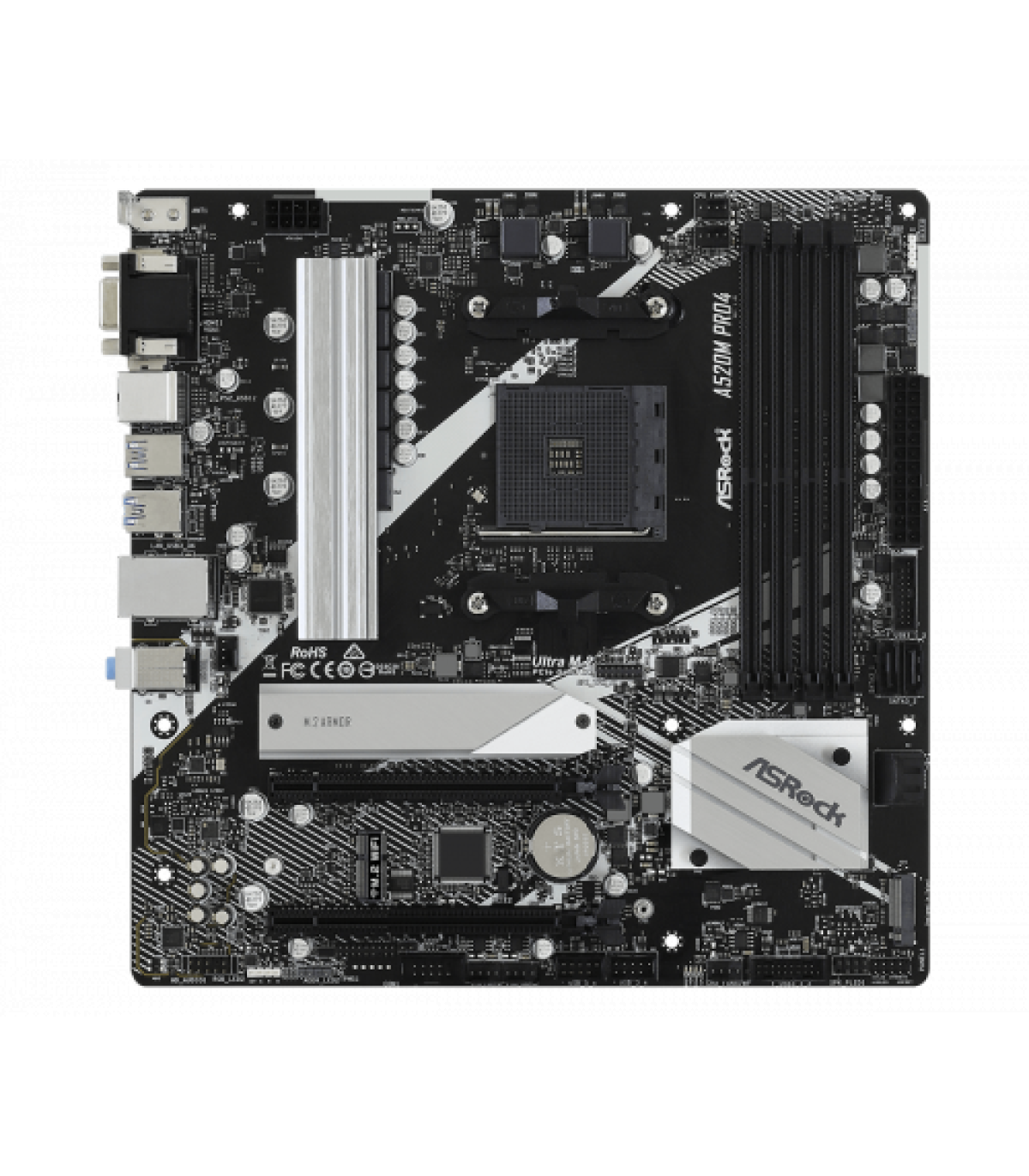 Asrock A520M Pro4 Zócalo AM4 micro ATX