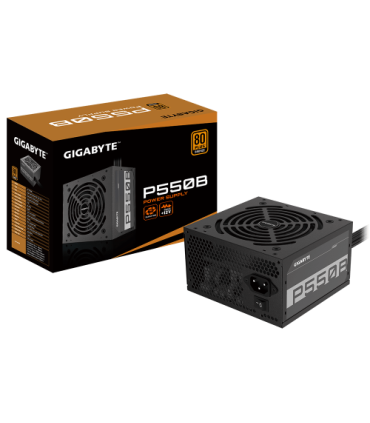 Gigabyte P550B unidad de fuente de alimentación 550 W 20+4 pin ATX ATX Negro