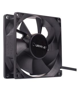 Unykach Ventilador 90mm - Velocidad Max. 2000rpm - Color Negro