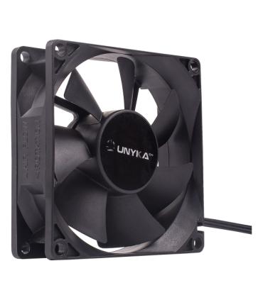 Unykach Ventilador 90mm - Velocidad Max. 2000rpm - Color Negro