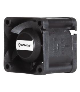 Unykach Server Ventilador 40mm de Doble Bola - Velocidad Max. 6000rpm - Conector de 4 Pines con Control de Temperatura - Color..