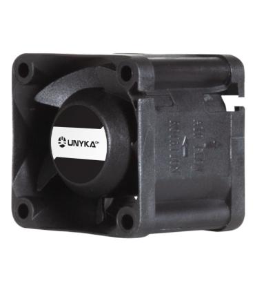 Unykach Server Ventilador 40mm de Doble Bola - Velocidad Max. 6000rpm - Conector de 4 Pines con Control de Temperatura - Color..