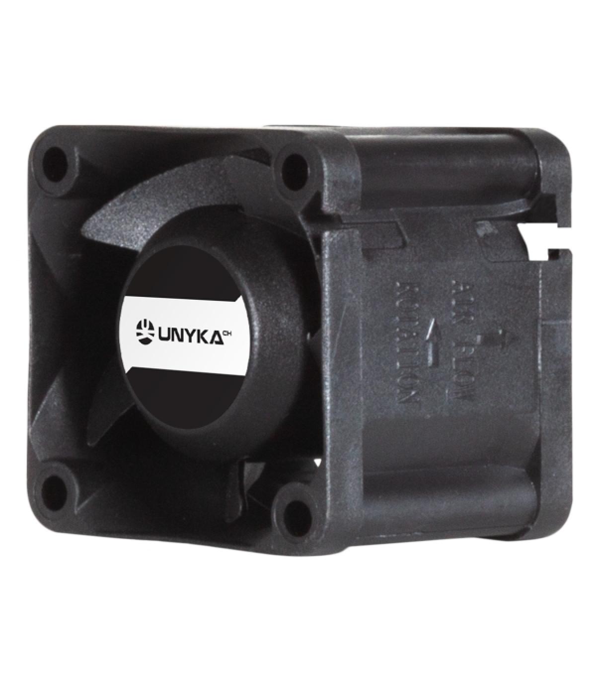 Unykach Server Ventilador 40mm de Doble Bola - Velocidad Max. 6000rpm - Conector de 4 Pines con Control de Temperatura - Color..