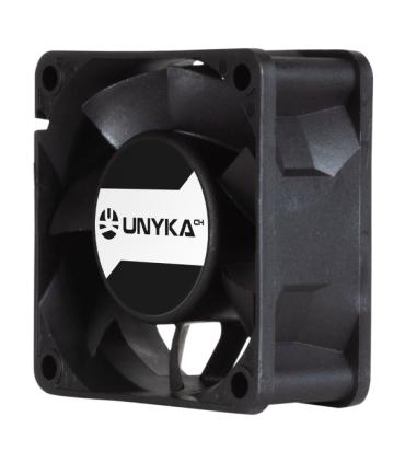 Unykach Server Ventilador 60mm de Doble Bola - Velocidad Max. 3000rpm - Conector de 4 Pines con Control de Temperatura - Color..