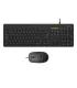 Unykach MK211 Pro Slim Pack de Teclado Slim 108 Teclas de Membrana + Raton 2400dpi, 3 Botones, Uso Ambidiestro - Color Negro