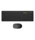 Unykach MK212 Pro Slim Wireless Pack de Teclado Inalambrico Slim 108 Teclas de Membrana + Raton Inalambrico 1600dpi, 3 Botones..