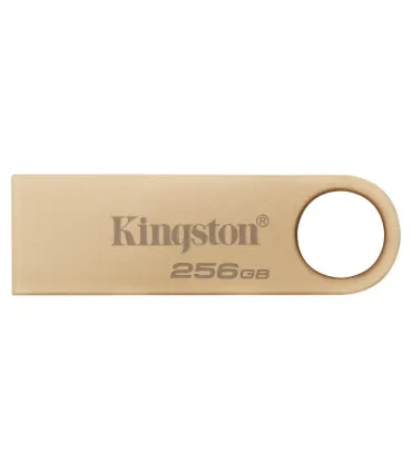 Kingston DataTraveler SE9 G3 Memoria USB-A 3.2 Gen 1 256GB - 220 MB/s en Lectura - Diseño Metalico - Color Oro (Pendrive