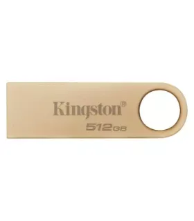 Kingston DataTraveler SE9 G3 Memoria USB-A 3.2 Gen 1 512GB - 220 MB/s en Lectura - Diseño Metalico - Color Oro (Pendrive