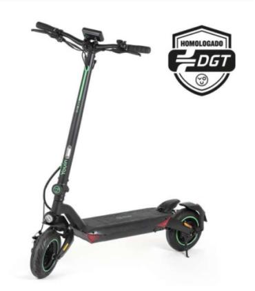YOUIN SCOOTER ELECTRICO XLMAX LITE HOMOLOGADO DGT - DOBLE SUSPENSIÓN - RUEDA 10"- 48VX12,5AH - 1200WMAX