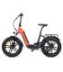 EBIKE LUXOR - URBAN - FAT 20” X 4 - BAT. INTEGRADA Y EXTRAIBLE - NEGRO/CORAL