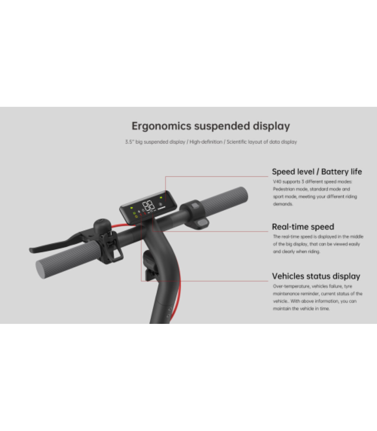 NAVEE V40 PATINETE ELECTRICO