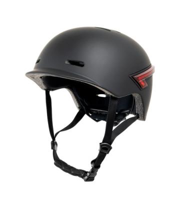 YOUIN CASCO CON LED TRASTERO Y MANDO BLUETOOTH – L NEGRO
