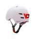 YOUIN CASCO CON LED FRONTAL Y TRASERO BLANCO (TALLA M