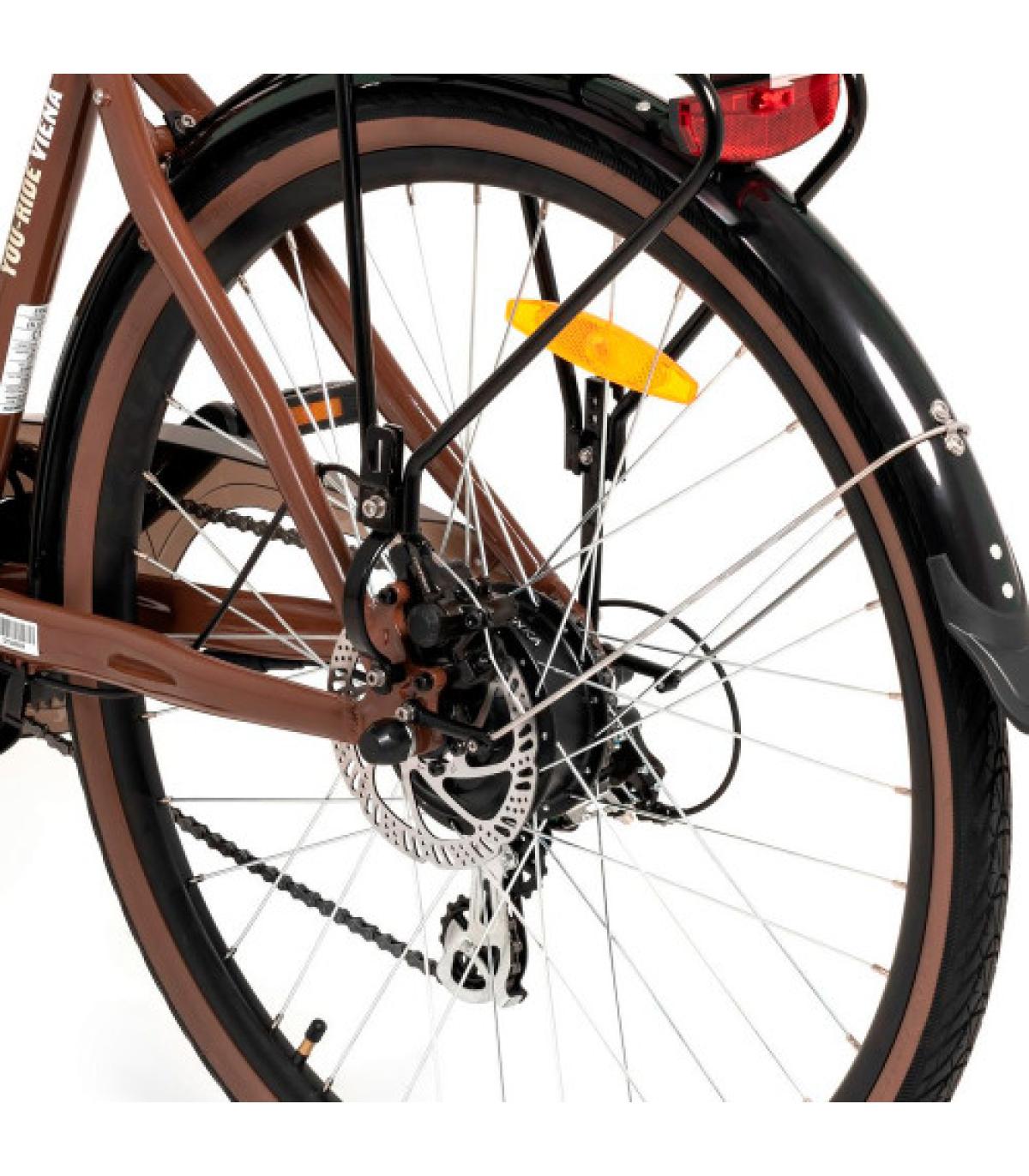 YOUIN YOU-RIDE VIENA - PASEO - RUEDA 28” - BATERIA INTEGRADA Y EXTRAIBLE - CREMA