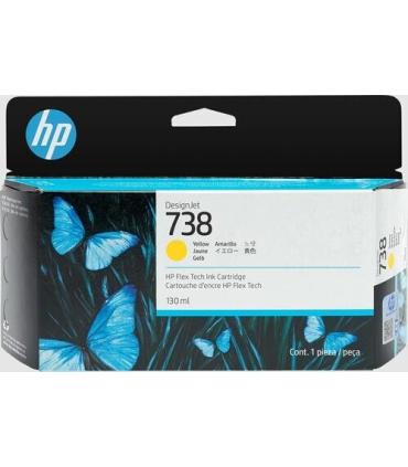 HP 498N7A Amarillo Cartucho de Tinta Original - 738