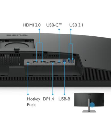 Benq PD3420Q 86,4 cm (34") 3440 x 1440 Pixeles Quad HD LED Gris