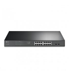TP-LINK TL-SG1218MPE Gestionado Gigabit Ethernet (10/100/1000) Energía sobre Ethernet (PoE) Negro